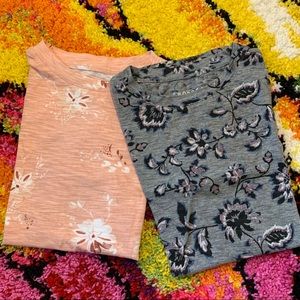 AÉRO - 2 Floral graphic tees